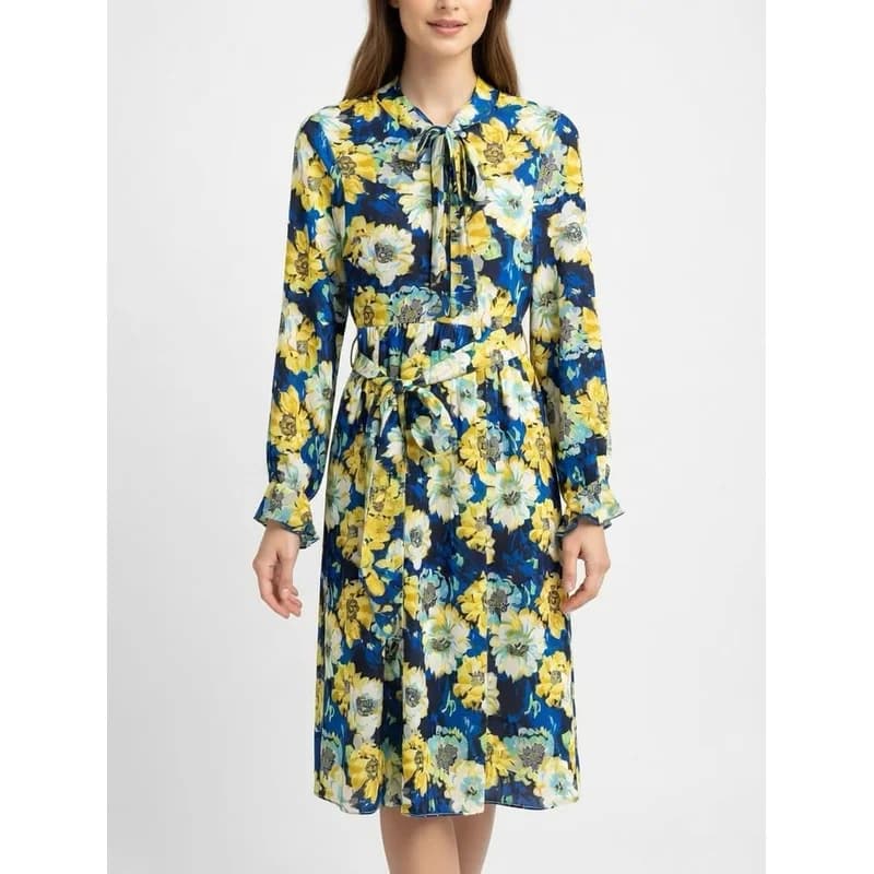 Fustan pranveror me lule