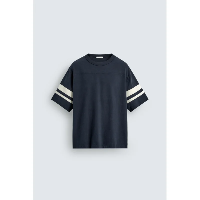 RELAXED FIT T-SHIRT WITH STRIPES