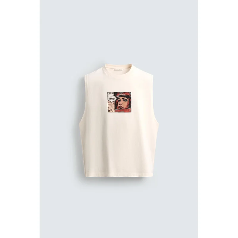 COMIC PRINT TANK TOP